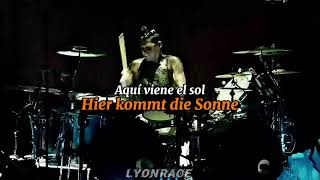 Rammstein - Sonne  (Lyrics/sub español) (Live From Paris) 