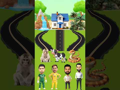 Animals Kahan Jaega ? Monkey, Snake, Cow | Cartoon Shorts, Funny Vfx Shorts