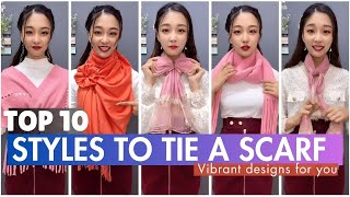 10 Stylish Ways to Wear a Scarf 🧣 | Easy, Trendy & Chic Scarf Styling Tips