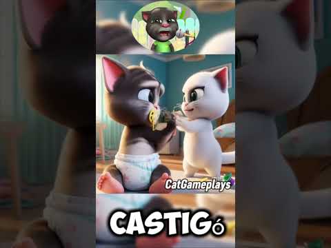EL GATO TOM BEBÉ GOCHINO ORINO LA PLANTA DE SU MADRE 😡