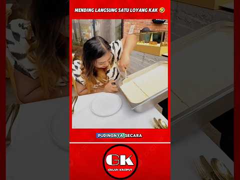 BEGINILAH YANG DI LAKUKAN SI KAKAK SAAT DAPAT MENU GRATISAN DI RESTORAN #shortvideo #videoviral