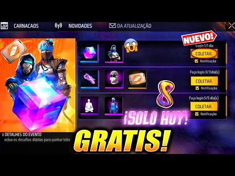 🔥 +8 REGALOS DEL EVENTO 8 ANIVERSARIO de FREE FIRE LATAM NUEVO 2025 FECHA CUBO MAGICO GRATIS