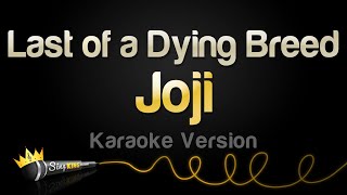 Joji - Last of a Dying Breed (Karaoke Version)
