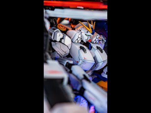 【ガチ勢が4ステップで作る】RX-93ff νガンダムの作り方【ガンプラ改造＆全塗装】Nu Gundam Gunpla Custom Build #shorts