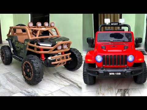 RC Off-road Monster Truck Vs RC Jeep Wrangler Unboxing & Testing 🔥🔥