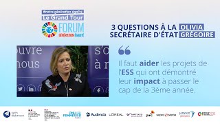 Audencia et Le Grand Tour #NotreGénérationEgalité : 3 questions à Madame Olivia Grégoire (Secrétaire d'État chargée de l'Économie sociale, solidaire et responsable)
