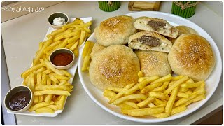 فطائر بركر لحم رهيبة بعجينة مثل القطن / لغم بركر #اكسبلور #طبخ #فطائر #مخبوزات 