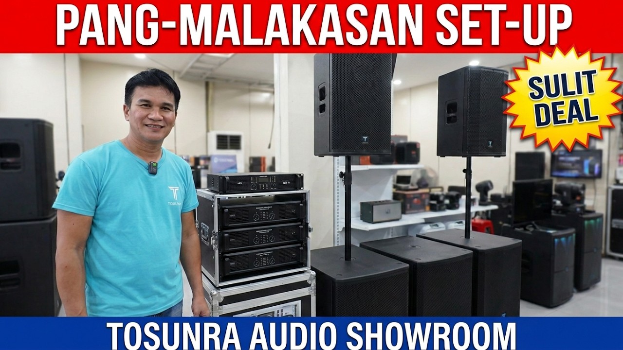 PANG-MALAKASANG PRO SOUND SYSTEM SET-UP NA BUDGET-FRIENDLY | Subwoofer, Power Amplifier, DIY Speaker