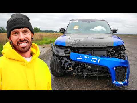 I BOUGHT A WRECKED RANGE ROVER SVR & ATTEMPTED TO REBUILD IT IN 7 DAYS