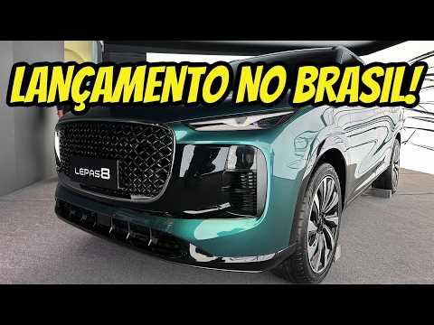 Chery Lepas! LANÇAMENTO NO BRASIL! MELHOR QUE O TIGGO 9!