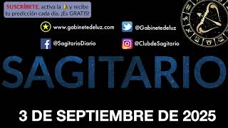 Horóscopo Diario - Sagitario - 3 de Septiembre de 2025.
