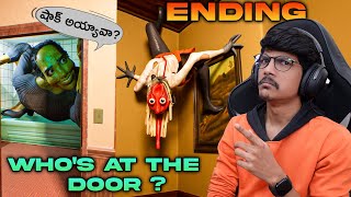 ENDING💀 | Who's At The Door HORROR GAME | THE COSMIC BOY
