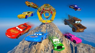 Cars Sky Ramp Challenge McQueen The King Mater Doc Hudson Jackson Storm Chick Hicks Miguel Camino