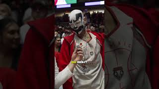 We met the most UNIQUE College Basketball Fan in the World 😳 #collegebasketball #marchmadness