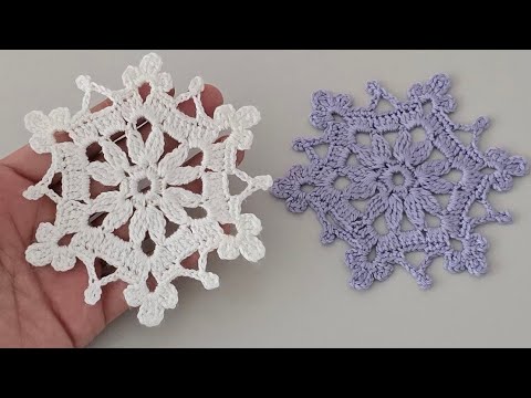 Crochet Snowflakes for Beginners | Easy & Elegant Christmas Tree Decor