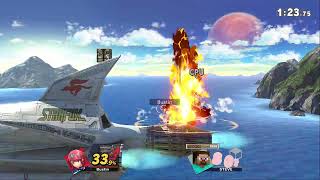 Super Smash Bros Ultimate 4k | Pyra/ Mythra vs Steve