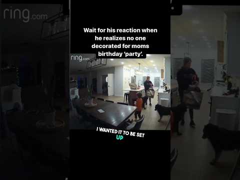 Little boy's reaction when he realizes no one decorated for his mom's birthday is just beautiful ❤️