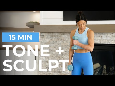 15 Min Full UPPER BODY Workout (Tone & Sculpt)