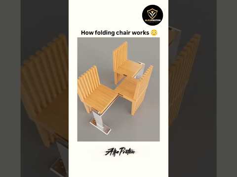 Modern problems - modern solution | How Folding Chairs Work:🗿🔥 #science #architecture #carpentry
