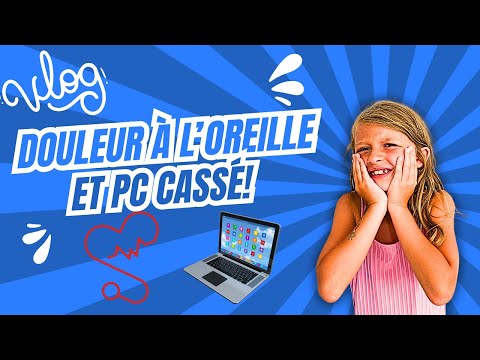 VLOG 8 : Ma fille malade 😷mon fils en galère💻 et moi débordée 🤪