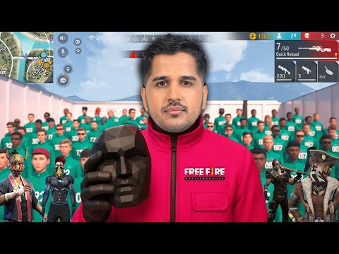 FREE FIRE X SQUID GAME LIVE WITH AMITBHAI