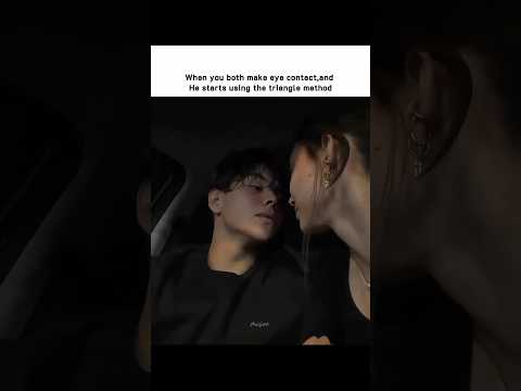 Their eye contact ๐ญโค #trending #couple #couplegoal #viral #fypage #fypp