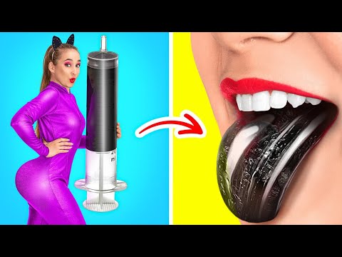 CRAZY WAYS TO SNEAK CANDY || Cool Sneak Food To The Gym Hacks by 123 GO!SCHOOL