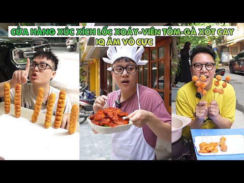Cửa Hàng Gà Rán Xốt Cay - Xúc Xích Lốc Xoáy - Viên Tôm IQ Âm Vô Cực