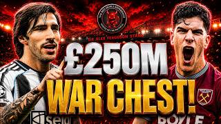 Man Utd £250M Transfer War Chest! | Mateus Fernandes Next & Rashford TWIST! | Man Utd Transfer News