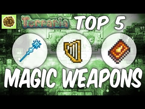 terraria magic weapons
