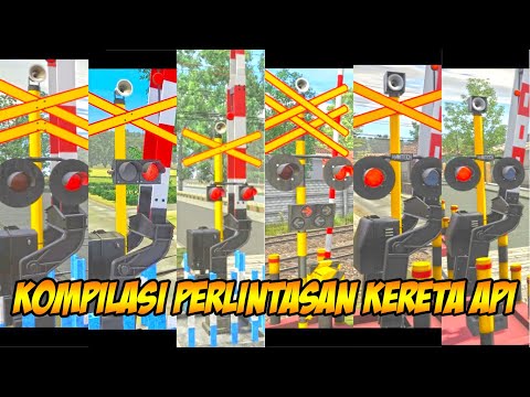 Kompilasi Aneka Sirine Perlintasan Kereta Api 2025 - Railroad Level Crossing Indonesia