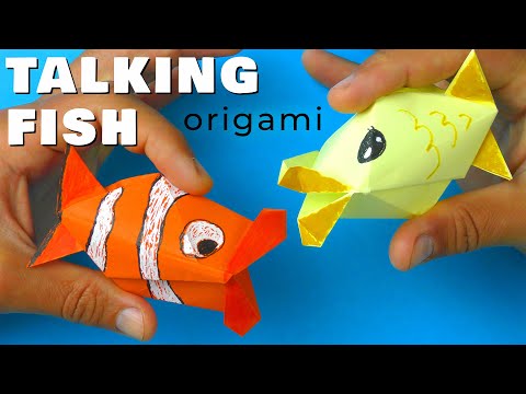 Amazing Origami Talking Fish Anyone Can Make!