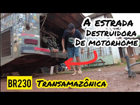 Tudo que poderia dar errado: HOJE DEU! Atravessando a transamazônica de ônibus motorhome #perrengue