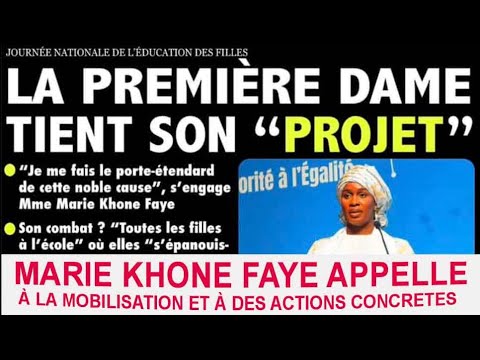 Marie kHone Faye appelle à la mobilisation et à des actions concretes