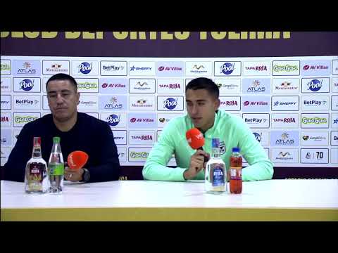 Rueda de prensa de Nacional luego de su partido ante Tolima