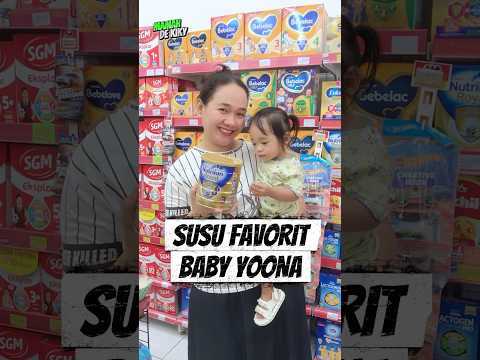 SUSU FAVORITNYA BABY YOONA 🥰 #babyyoona #susu #shorts