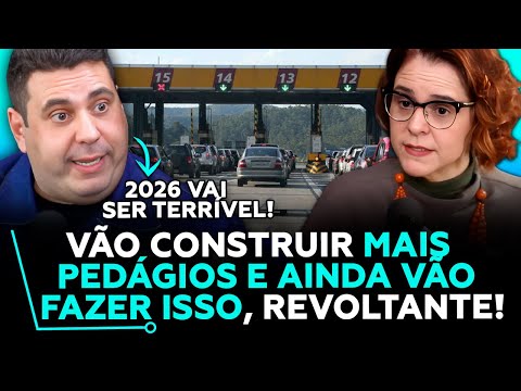 MAIS PEDÁGIOS E AINDA VÃO FAZER ISSO EM 2026 com Carla Albuquerque e Engenheiro Leo