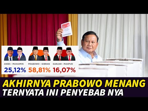 FAKTA BARU, TERNYATA INI PENYEBABNYA PRABOWO MENANG PEMILU PILPRES 2024 #prabowo #gibran