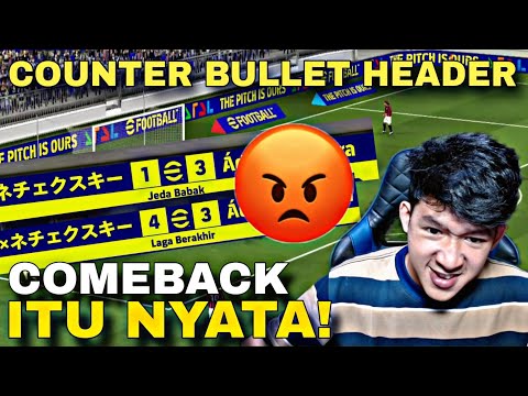 COMEBACK IS REAL! COUNTER BULLET HEADER PAKE 3 CB! eFootball 2025 Mobile