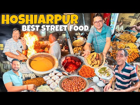 Punjab Tour Ep - 18 | Hoshiarpur Evening Street Food | Punjab Street Food | Punjab Famous Food