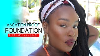 Summer proof FOUNDATION. #summermakeup  Make your foundation LAST ALL DAY