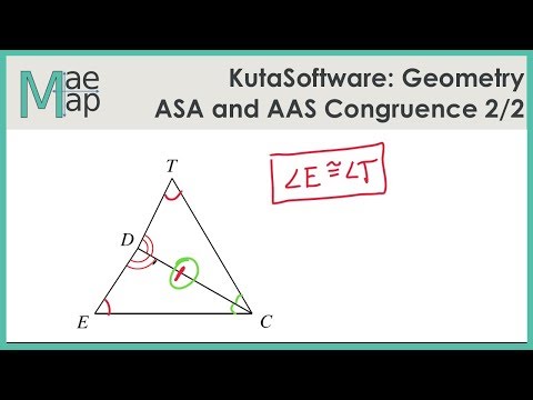 KutaSoftware: Geometry- ASA And AAS Congruence Part 2