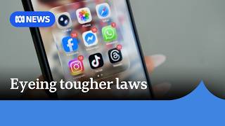 YouTube video thumbnail:  PM Eyes Tougher Laws to Enforce the Social Media ban for Under-16s