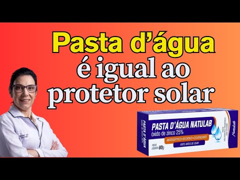 Pasta D'agua Substituí o Protetor Solar