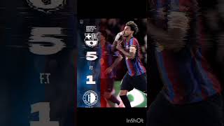 بالخمسة معتادة برشلونة يفوز على فاينورد في اول مباريات برشلونة في دوري ابطال أوروبا ❤💙😋 #barca
