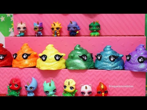 Brinquedonovelinhas abrindo os Novos Brinquedos Surpresa Cutie Tooties com Poopsie Slime