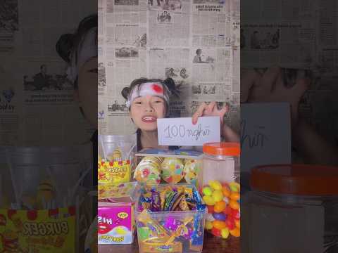 Bé Bông bị té 🤪 |Ăn vặt chú Tư #anvattuoitho #candy #shorts