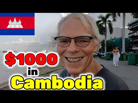 Can you live in Cambodia on $1000 a month?