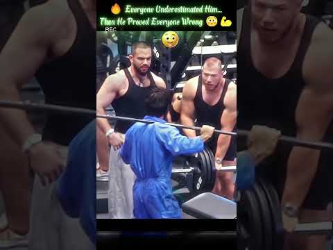 Elite Powerlifter Pretends to Be a Cleaner...Then Shocks Everyone ๐ณ๐ช Funny Gym Diary
