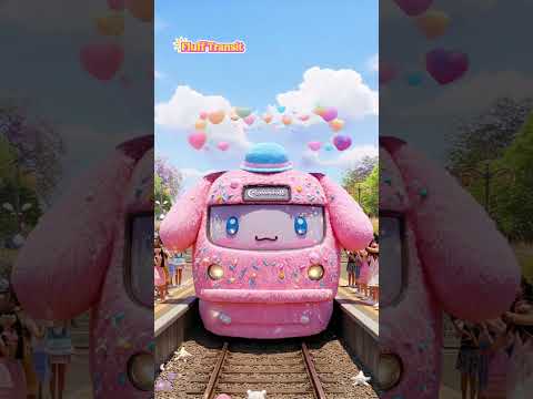 Cinnamoroll Themed Train Would you hop on this silly ride?#train #cinnamoroll #cute #sanrio #kawaii